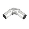 Exhaust Pipe Connector Elbow Tube 13cm Stainless Steel for Customizable Exhaust System Layouts in Various Applications