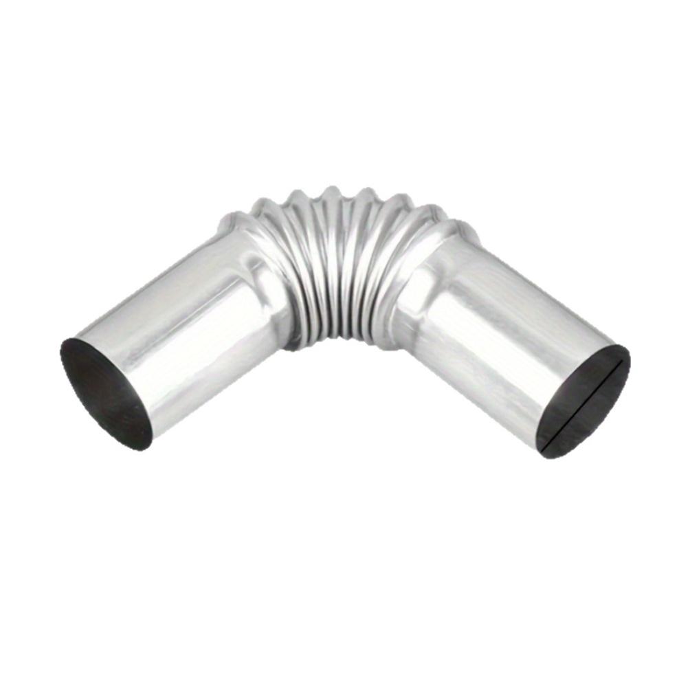 Exhaust Pipe Connector Elbow Tube 13cm Stainless Steel for Customizable Exhaust System Layouts in Various Applications