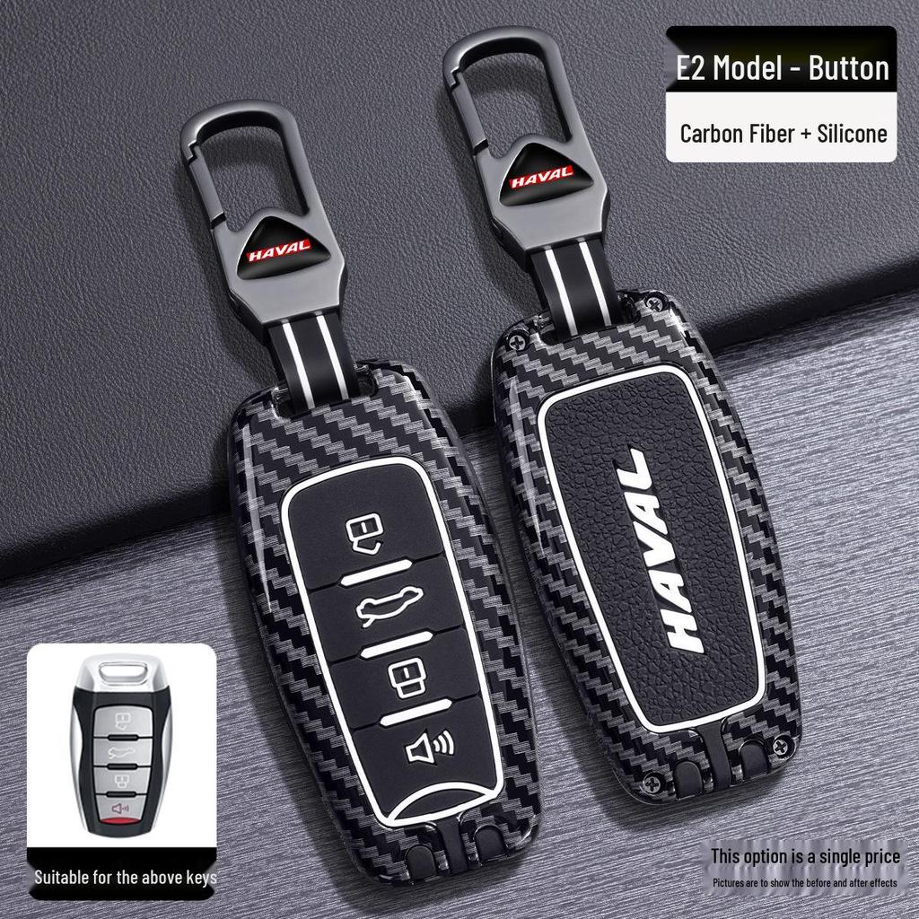 Great Wall Haval Key Cover for H6S, H9F7X, Big Dog, First Love, M6, Black & White Cat, Red Rabbit with Shell Buckle