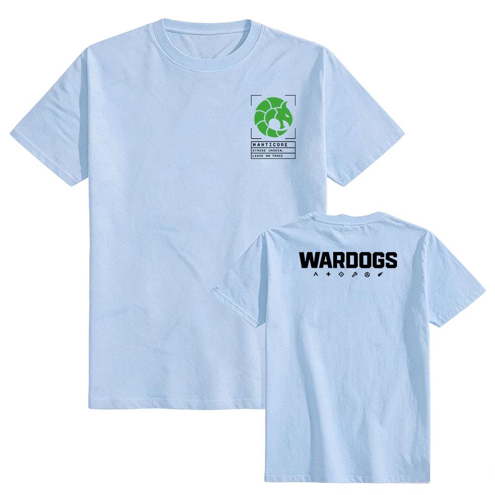 WARDOGS MANTICORE GREEN VALKYRA RED LONESTAR BLUE T-shirt Short Sleeve Summer O-neck Unisex Streetwear Graphic Print Merch Tees