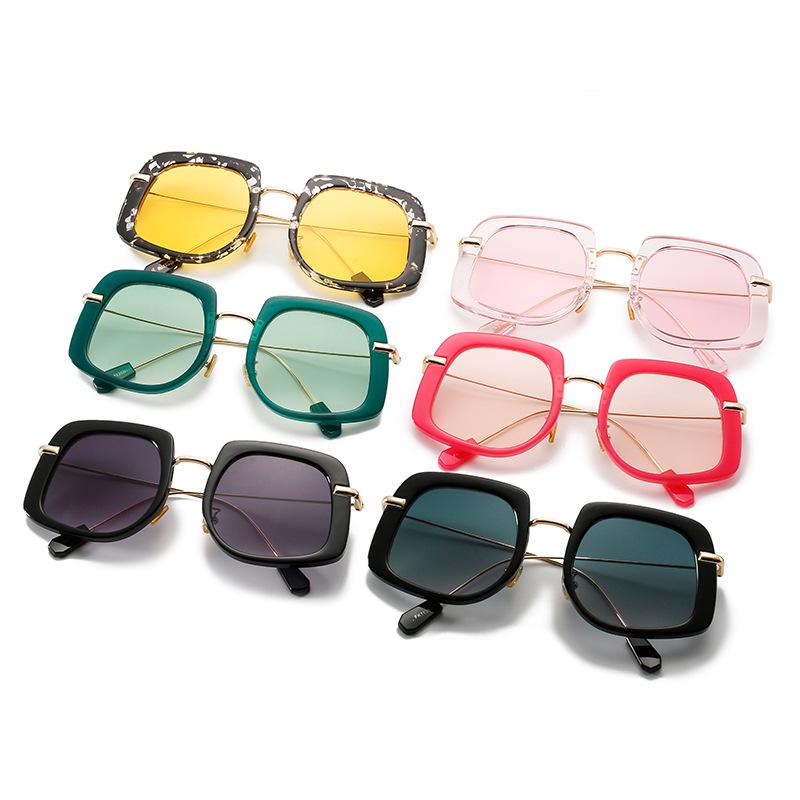 2021 Milan Fashion Show Colorful Oval Sunglasses - European & American Trend Inspired by Miu