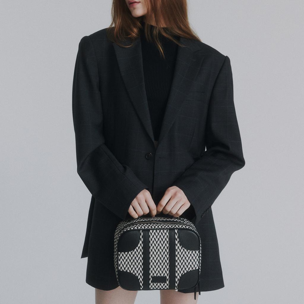 Quisque De Nimes Mini Trunk Bag (Barley Black)