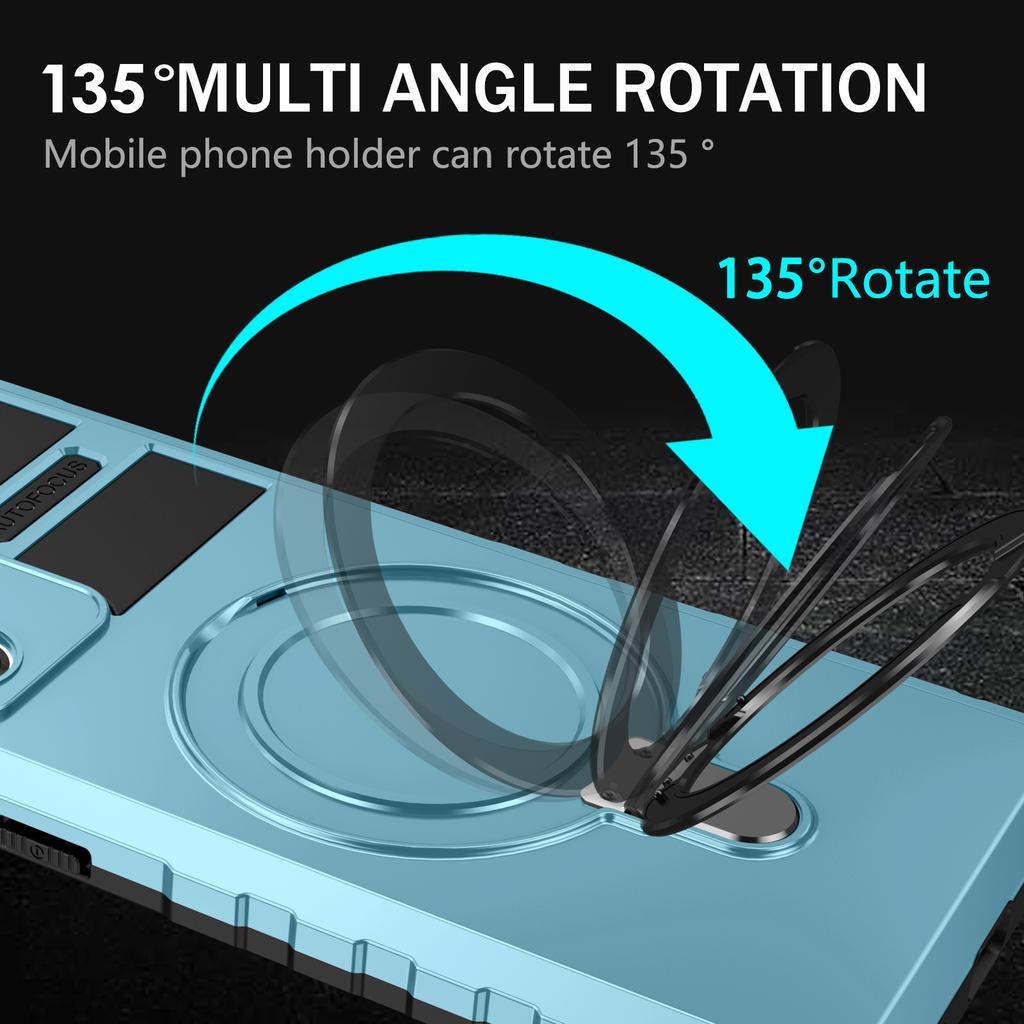 For Samsung Galaxy Note20 Ultra/Note20 Ultra 5G Case PC+TPU Kickstand Magnetic Phone Cover