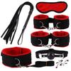 Sex Games Whip Gag Nipple Clamps Sex Toys For Couples Exotic Accessories Sexy Leather BDSM Kits Plush Sex Bondage Set Handcuffs