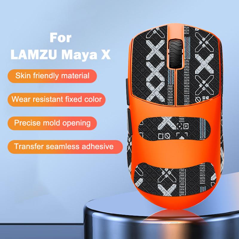 Anti-Slip Mouse Grip Tape Skate Suck Sweat Sticker For Lamzu Maya X Gaming Mouse For Computer E-Sports Gamer