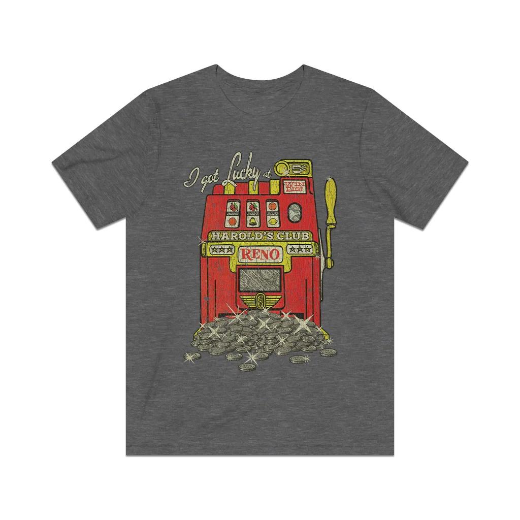 I Got Lucky at Harold’s Club Reno 1935 Vintage Men s T shirt S