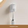 2025 Dustproof Wall-Mounted Toothbrush Holder with Lid for Electric and Manual Brushes