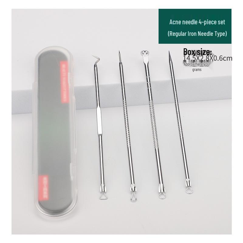 Stainless Steel Blackhead Remover & Acne Needle Set - Beauty Tools