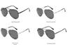 2026 Men's Polarized Aviator Sunglasses, Metal Frame, Sun Protection, Trendy Driving Style