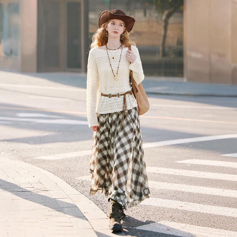 Women's Bohemian Off-Shoulder Crochet Knit Top