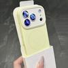 Luxury 2-IN-1 Liquid Shockproof Bumper ForMagsafe Case ForiPhone 17 Air 16 15 14 13 12 11 Pro Max Plus Magnetic Matte Cover