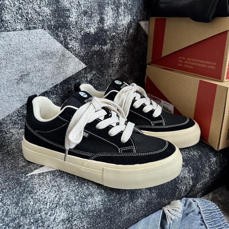 

Stylish Red Canvas Sneakers for Men Summer Comfortable Flat Shoes Men Lace-up Street Casual Sneakers Men zapatillas de hombre 39