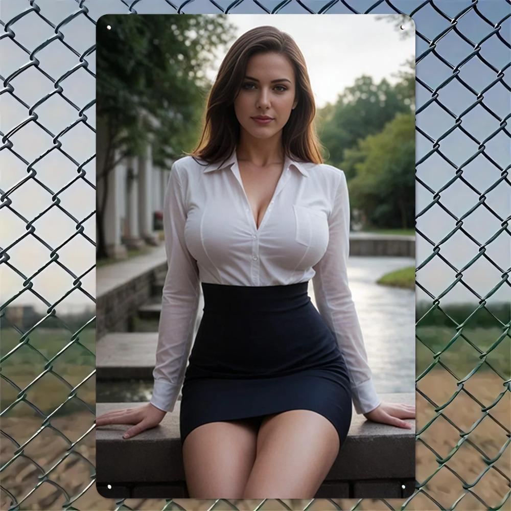 Vintage Metal Wall Art Sign 8x12 Inch Retro Home Decor for Living Room Bedroom Iron