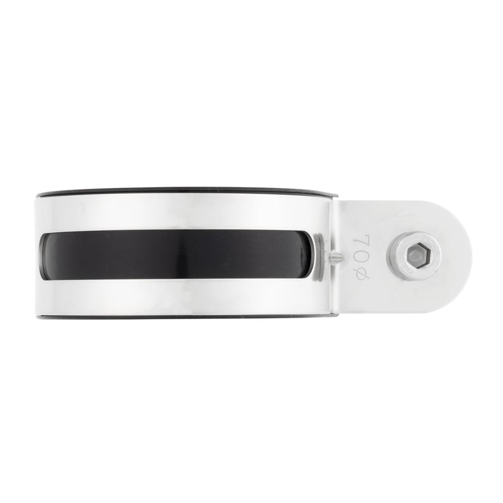 Kijima 209-268 Motorcycle Parts Muffler Band 2.8 Inches (70 Mm) Bunker Type General Purpose Stainless Steel