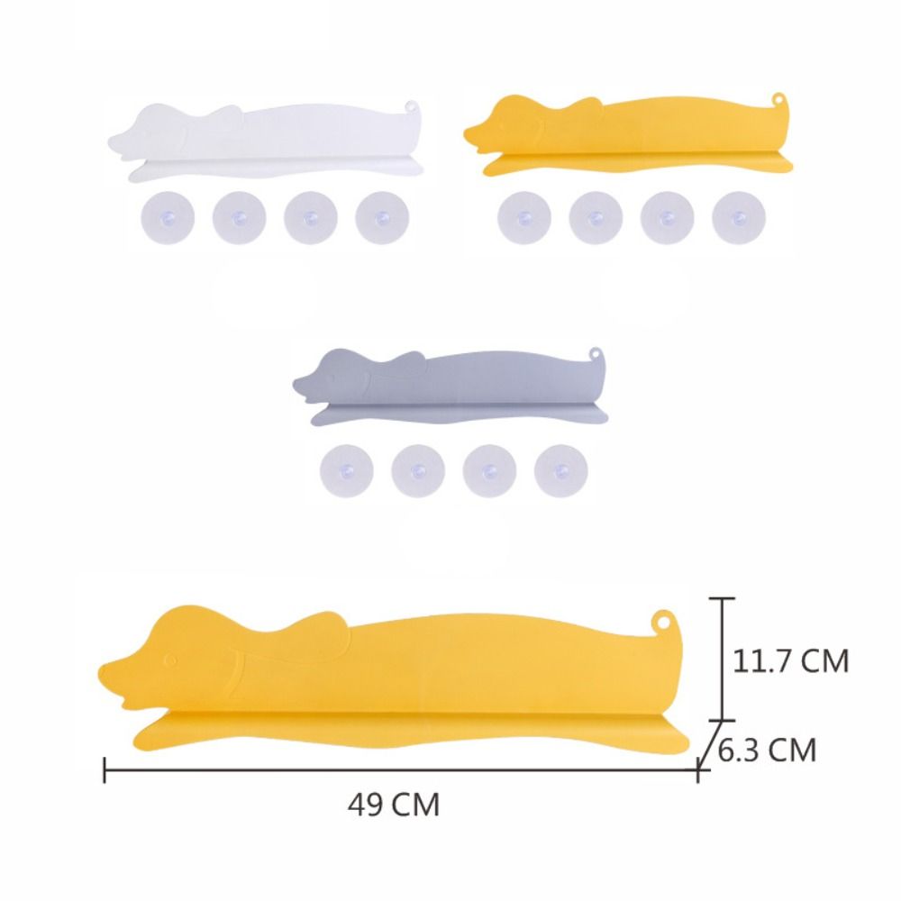 Cute Dog Shape Sink Splash Guard Silicone Basin Sink Board New Splash Water Baffle