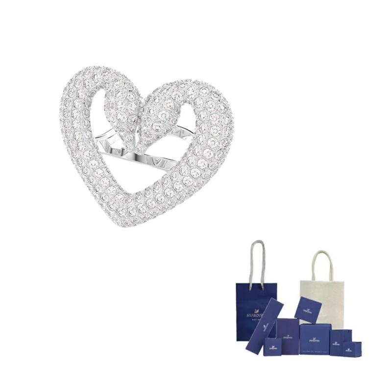Swarovski Sublima Crystal Rings Womens Silver 67-Branded gift bag