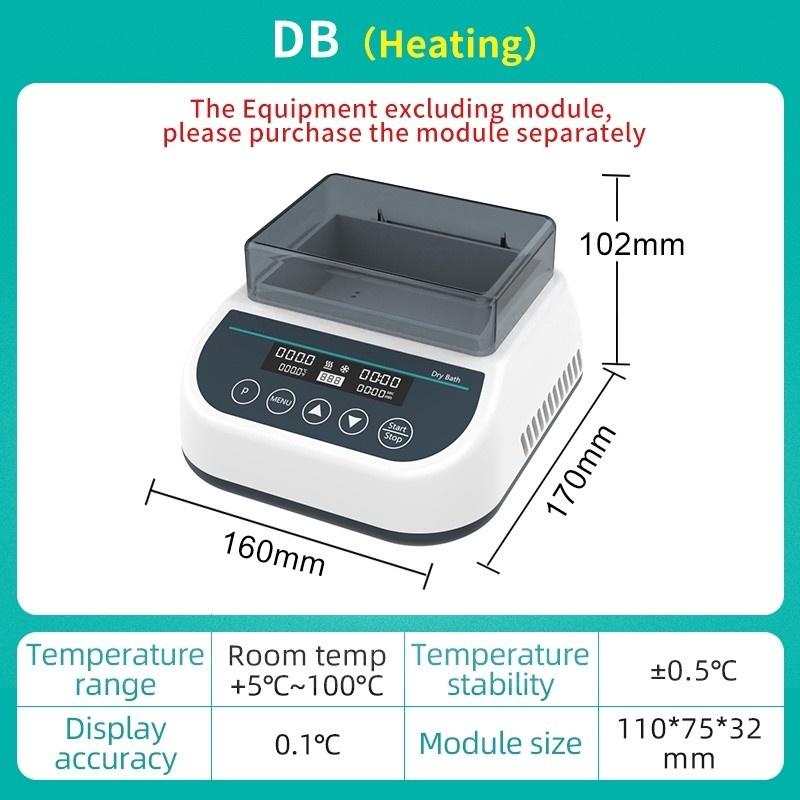 Intelligent Mini Dry Bath Incubator Laboratory Constant Temperature Heater Incubation Shaker With Heating Block