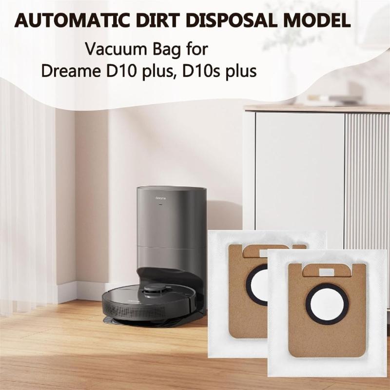 Compatible For D10 Plus D10s Plus Washable Household Garbage Bag Dust Filter Bag Vacuum Cleaner Accessories Universal 8x