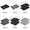 2 Piece Portable Silicone Air Fryer Waffle Mold Square/Rectangular Non-stick Baking Mold Heat-resistant Waffle Maker Pastry