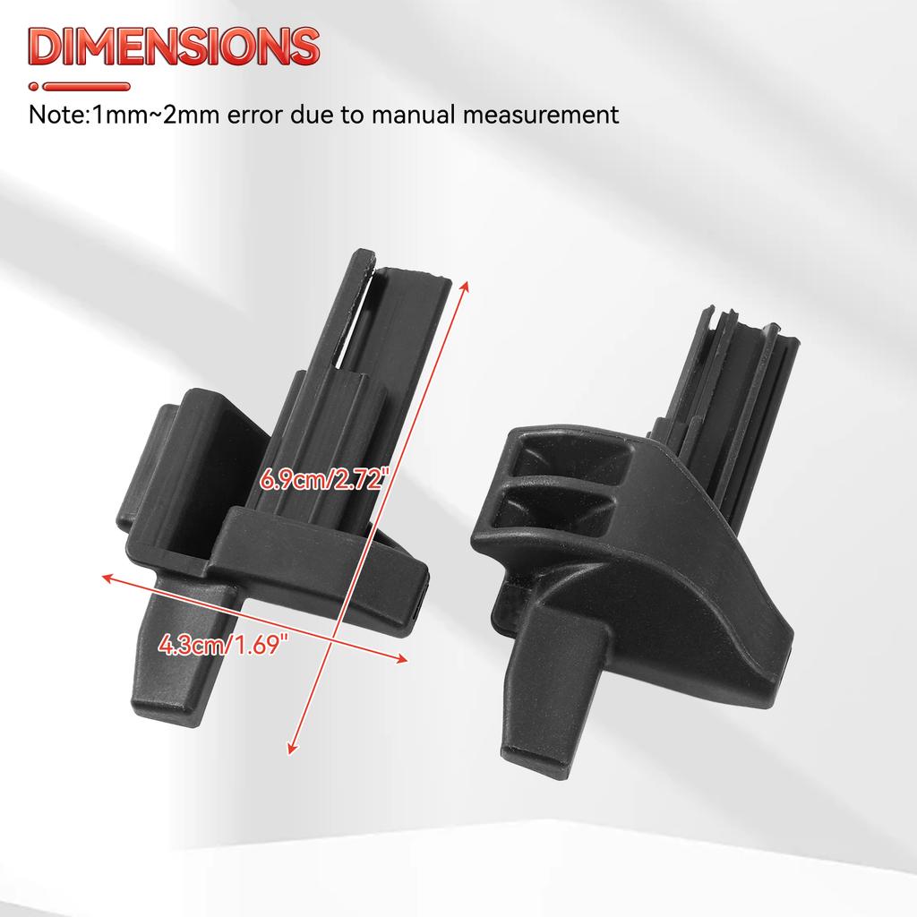 2x Parcel Shelf Plastic Clips Luggage Compartment Cover Clip For Mercedes-Benz A B CLASS W169 W245 A1696930284 A16969302849051