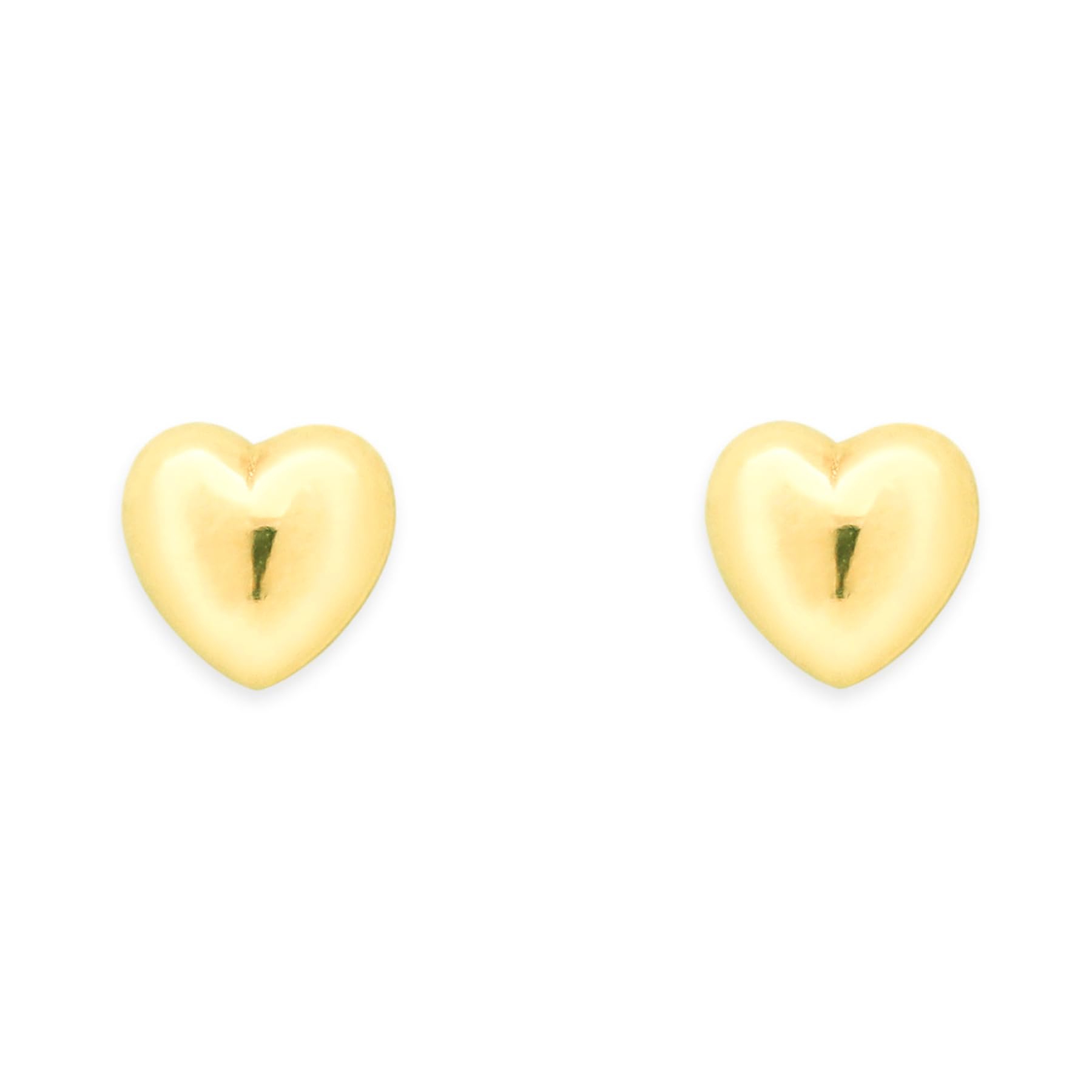 

ESTELLE [Official] Women s K10 Yellow Gold Heart Motif Earrings 0202-3251-0019-0000