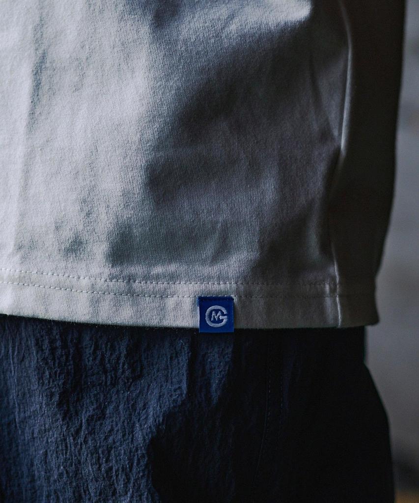 GORDON MILLER Men's Short Sleeve Stand Up T-Shirt, White, Size L, 32606