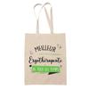 Tote Bag - PLANETEE - Tote Bag - Natural Cotton - «Occupational Therapist Best of All Time» Pattern - Printed In France