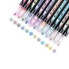 Outline Markers 12 Color For Doodle  Marker  Outline Markers Glitter Double Line Pens Set For Gifts Greeting Cards Writing And Painting 1ml