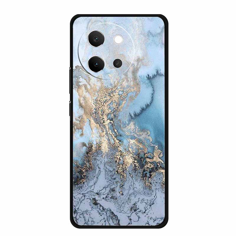 For Vivo V40 Lite Case Black Silicone Soft Back Cover Case For Vivo V40 Lite 5G Phone Case Cover V 40 V40lite 6.78" Funda Coque