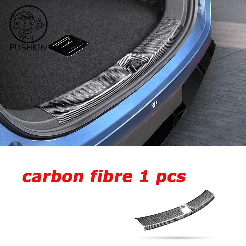 For BYD Sealion 7 Sea Lion 07 EV 2026 2025 Stainless Black Car Rear Trunk Protector Plate Anti Hit/Dust Sill Decoration Cover