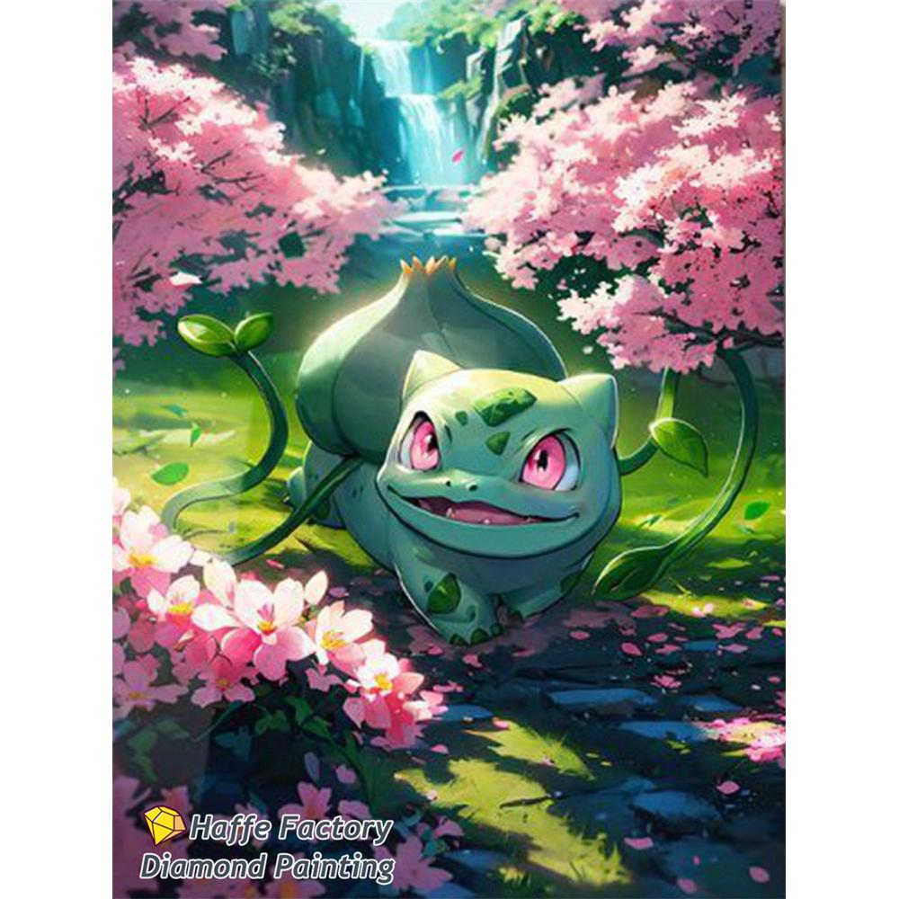 Magische Elf Snorlax Squirtle Diamond Painting Kunst Diy 5d Cartoon Eeveee Charmander Kruissteek Mozaïek Huisdecoratie Cadeau
