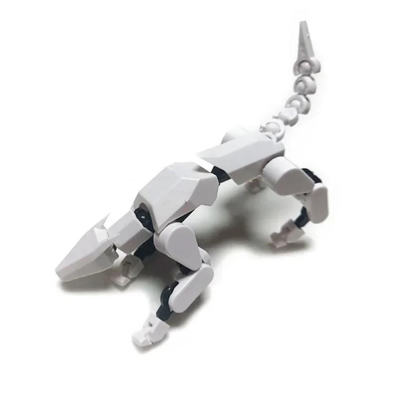 Multi-Jointed Movable Shapeshift Robot 3D Printed Mannequin Character and Dog Figures Toys Parent-children Game For Kids Gifts
