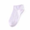 LKWDer 5 Pairs Large Big Plus Size 46,47,48 Mens Socks Business Casual Ankle Socks All-match Pure Color Cotton Calcetines Hombre