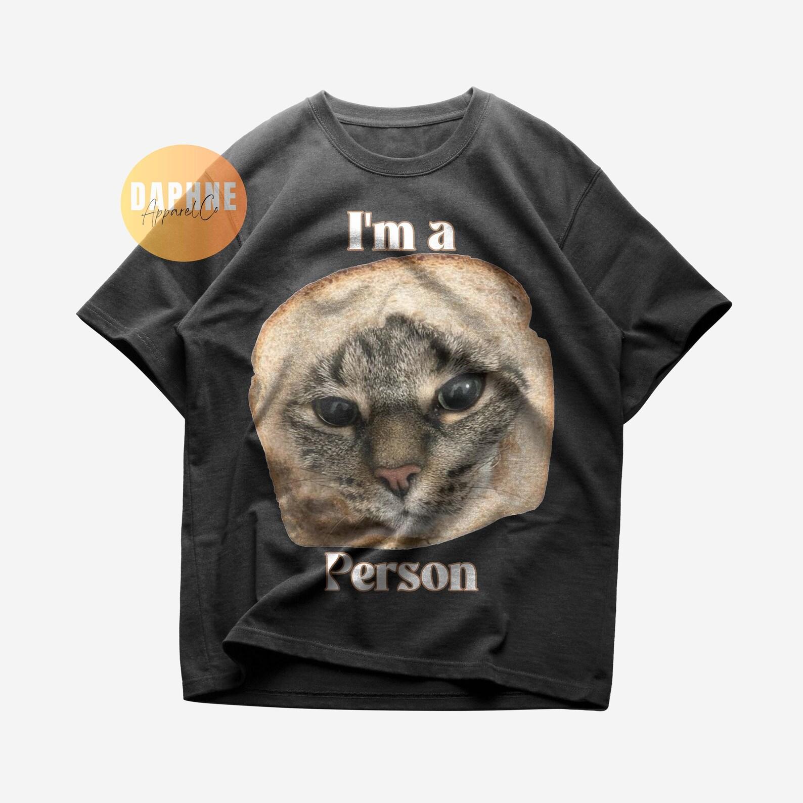 Vintage Cat Lover T shirt: Heavy Cotton Cat Person Tee M
