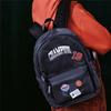 Champion Campus Tear Bag C-Logo Badge Velcro Campus Casual Sports Zipper Fabric Backpack Medium Unisex backpack U4AACPU04