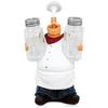 Resin Decorative Ornaments,Kitchen Decor,Cook Statue,French Chef Figurines with Salt and Pepper Shaker Set