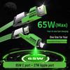 High-Quality PD27W 4-in-1 Fast Charging Braided Cable, Compatible with Apple 15