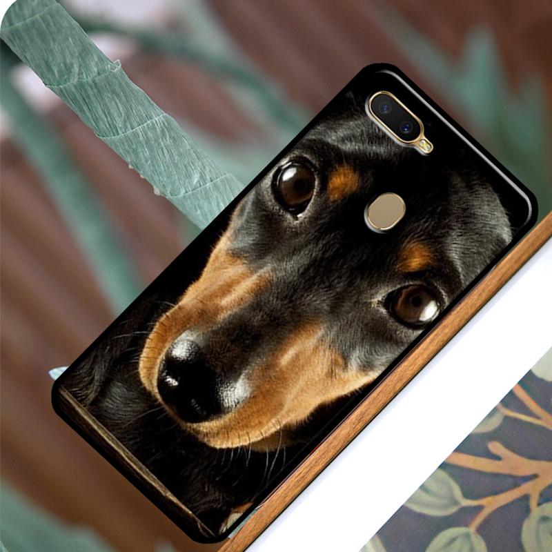 Dachshund Dog Case For OPPO A83 A91 A93 A1K A15 A3S A54 A74 A94 A5 A9 A31 A53 A52 A72 A53S Back Cover