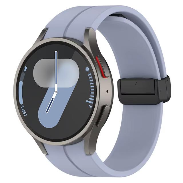 Band for Samsung Watch 6 strap 7/4/5/5 Pro/4 6 classic 44mm 40mm No Gaps Magnetic belt Silicone bracelet correa Galaxy Watch 7