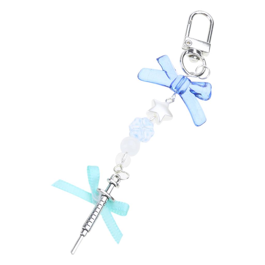  Charm de téléphone papillon rose mignon Pendentif porte-clés élégant Pendentif de téléphone portable perlé Lanière de téléphone pour femmes et filles