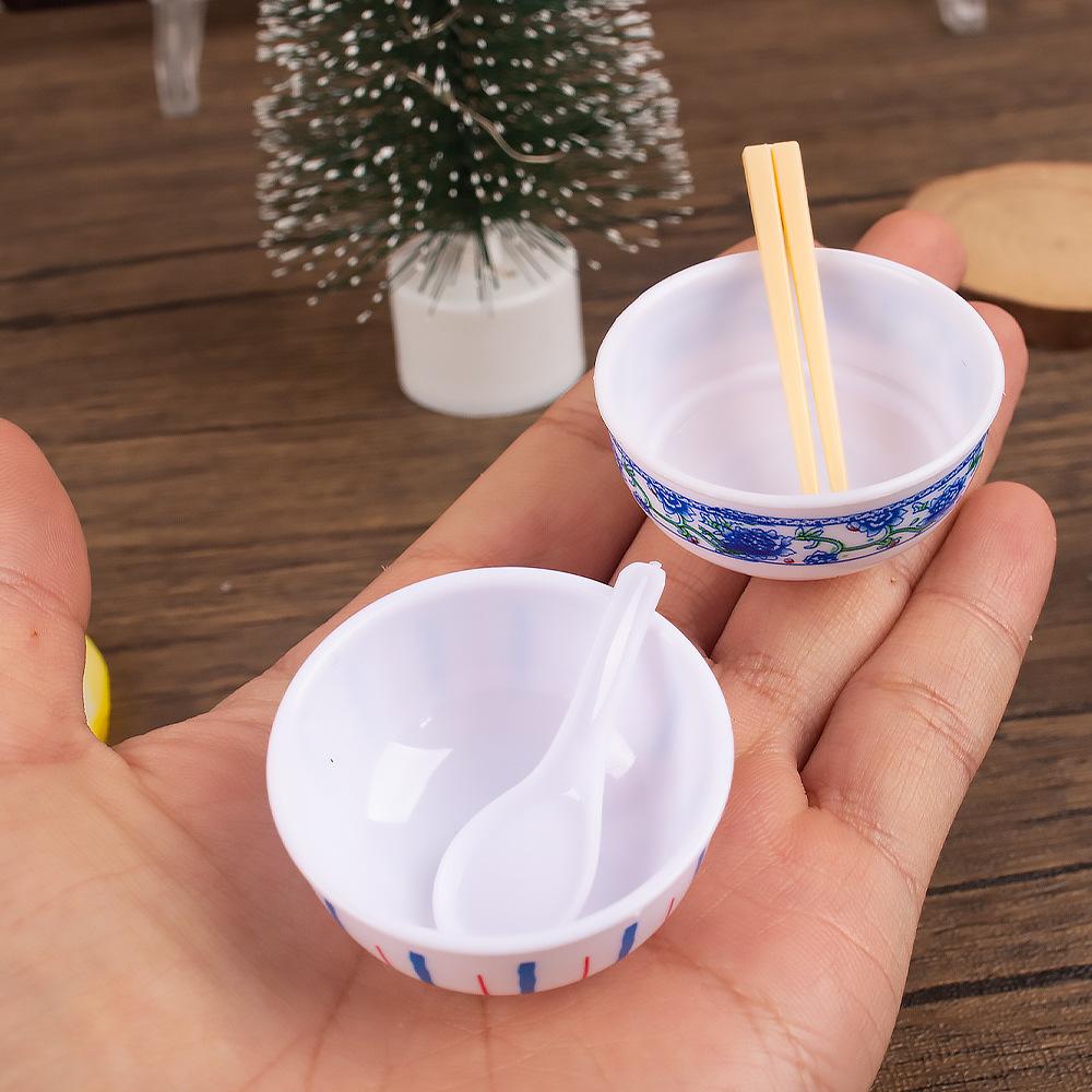 Miniature Simulation Kitchen Food Play House Baby House Toy Dollhouse Doll House Tableware Kitchen Utensils Model
