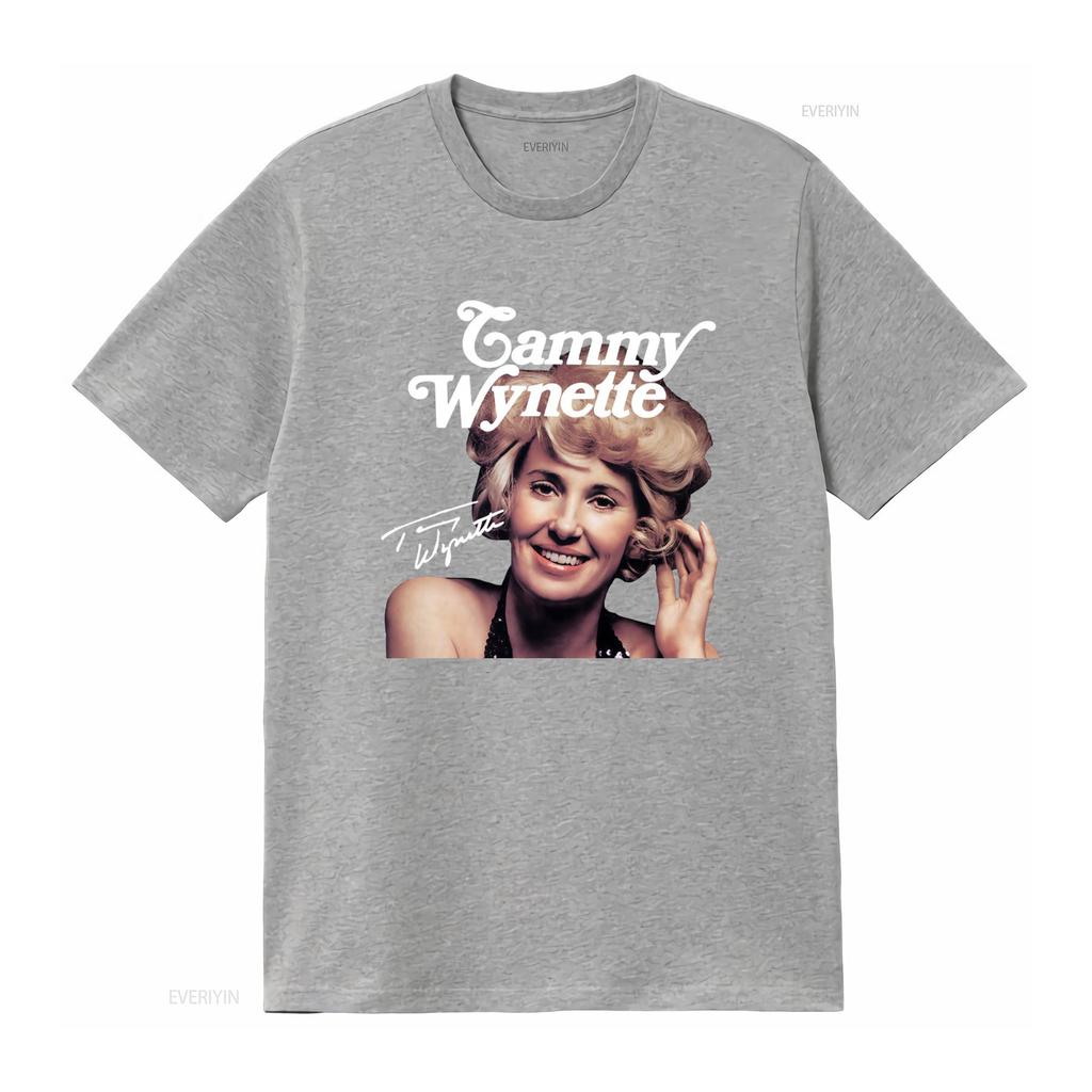 NEUES Tammy Wynette T-Shirt Baumwolle Alle Größen S 5XL Vintage Retro Design vintage Gewaschen Unisex Bequem Leicht dehnbar