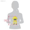 Sanei Boeki Splatoon 3 ALL STAR COLLECTION Squid (S) Yellow Plush Toy, W13 X D4 X H22cm, SP30