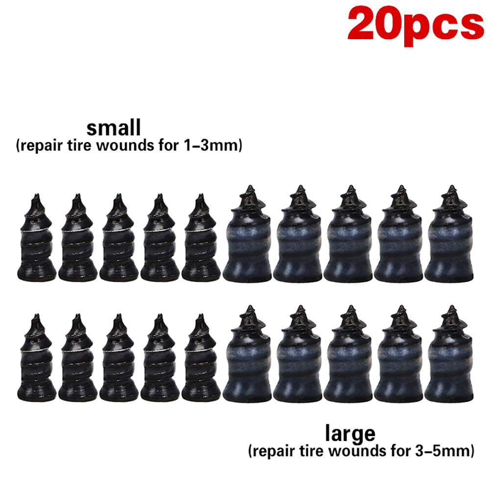 70-10PCS Universal Vacuum Tyre Repair Set For Car Motorcycle Scooter Rubber Tubeless Tire Repair Kit Glue Free Repair Tire Nails