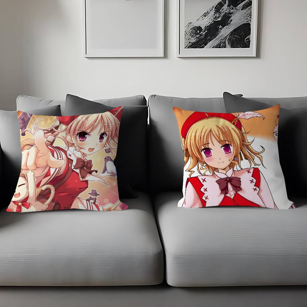 Shukufuku No Campanella Anime Cartoon Kissen Geschenke Heim Büro Einrichtung Schlafzimmer Sofa Auto Kissenbezug Hülle 45x45cm