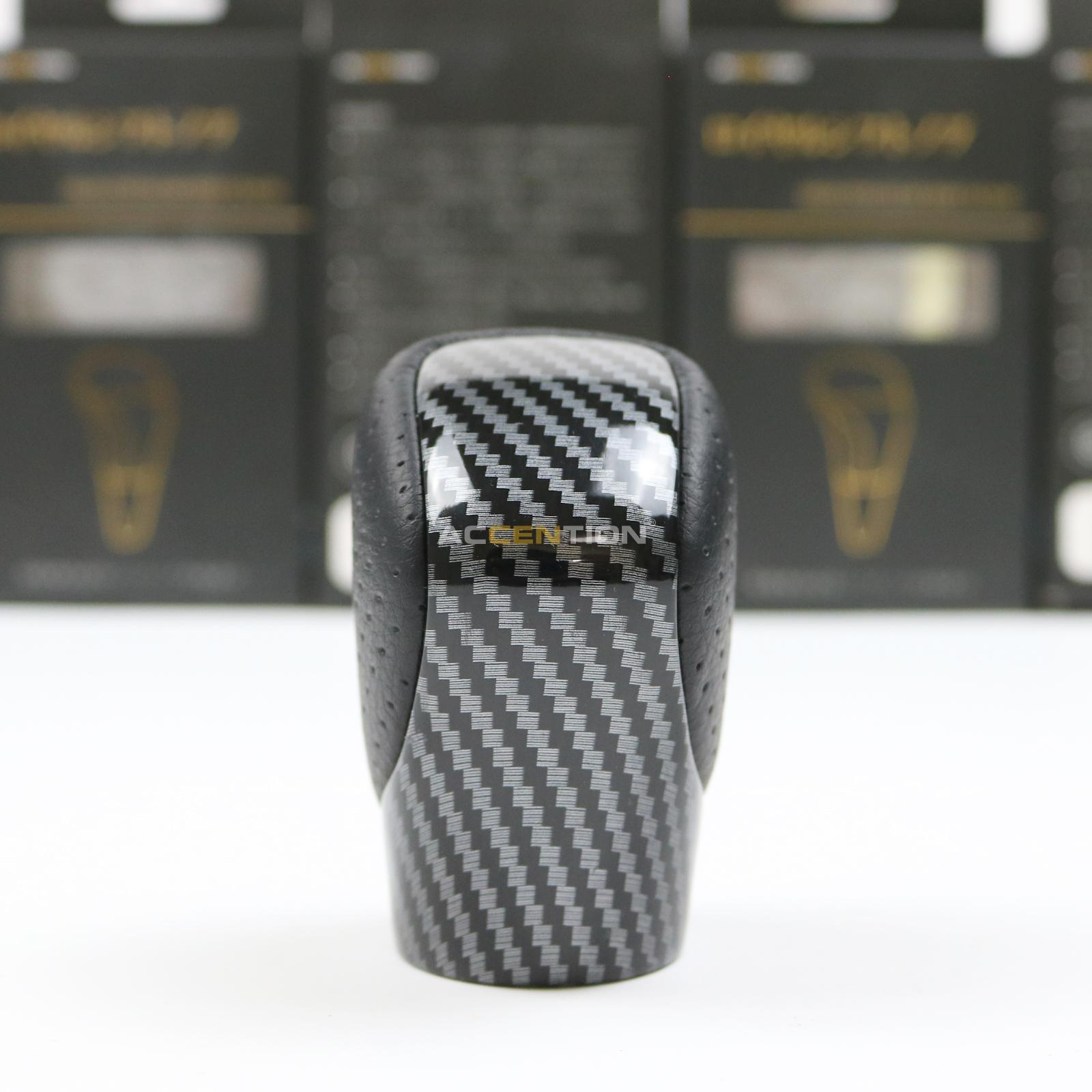 

Black Leather Carbon Fiber Gear Shift Knob for Lexus ES GS-450H GX IS-300 NX-300H RC-300 RX-350 2015- Car Accessory 5