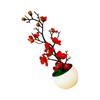 Small Simulation Flower Tree Faux Flower Plant in Pot Desk Simulation Plant Perfectly for Tabletop Office Decoration