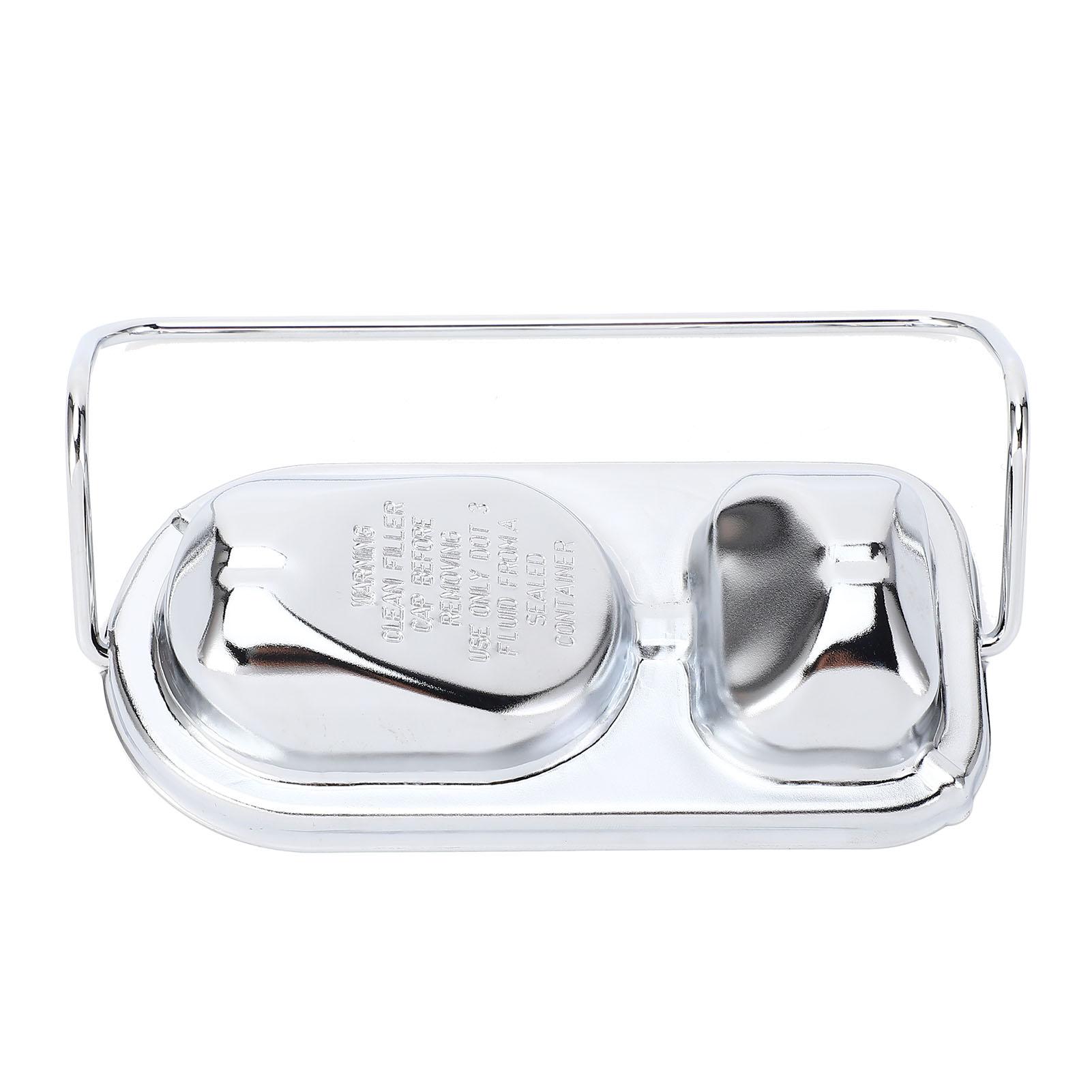 Chrome Brake Master Cylinder Cover Single Bail Cap Metal Strong Structure for Passenger Cars 1973 to 1983