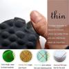 Manual Facial Cleansing Brush-Bamboo Charcoal Fiber Bristles and Wooden Handle-Skin Cleanser