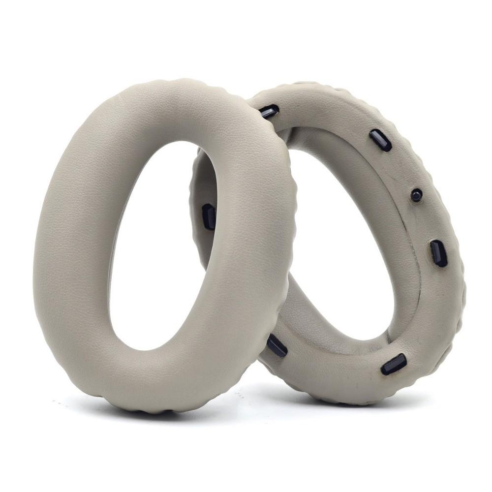 1 Pair Protein Leather Headset Earmuff for Sony WH-1000XM2 / MDR-1000X Headphones Repair